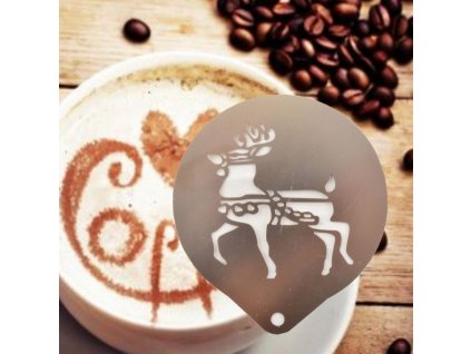 Šablóna na kávu JELEŇ PERFECT HOME