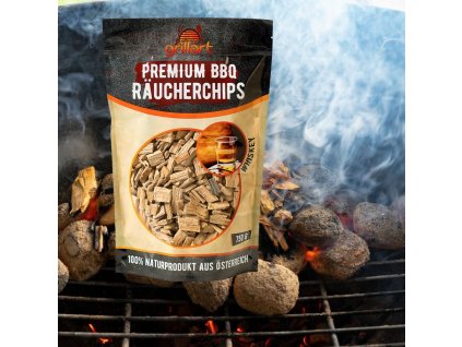 6910044 Drevené chipsy na údenie - WHISKEY 750 g GrillART