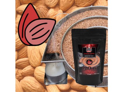 Drevené údiace piliny - mandľová aróma, 200 g, F&S