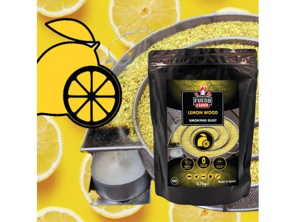 Drevené údiace piliny - citrónová aróma, 700 g, F&S