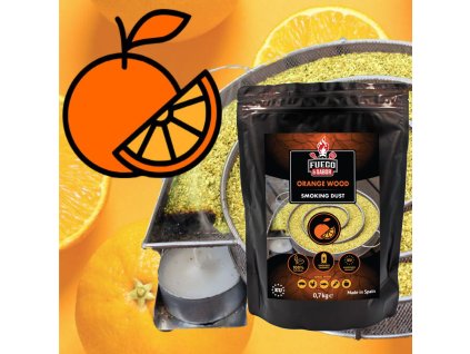 Drevené údiace piliny - pomarančová aróma, 700 g, F&S