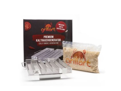 Generátor dymu k studenému údeniu s pilinami 22x22 cm GrillART