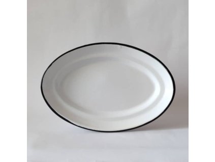 Tanier ovál smaltovaný 30 cm