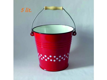 Vedro smaltované 5 lit