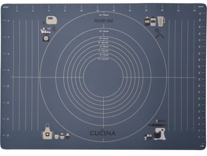 Doska na cesto silikonová hrubá 65 x 45 cm ACHI
