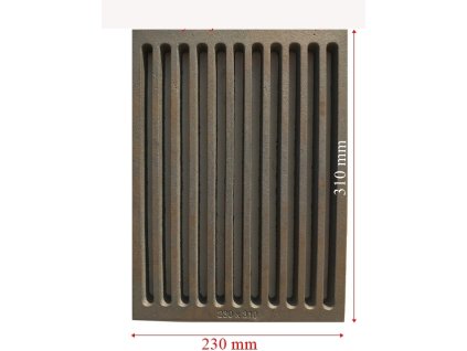 Liatinový rošt 230 x 310 x 20 mm CARDINALIS