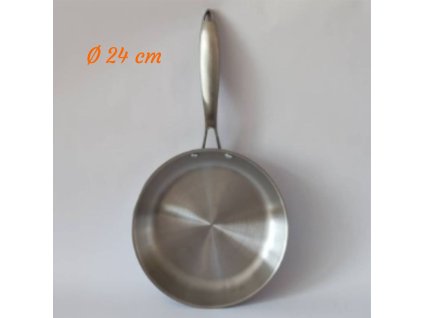 Nerezová panvica 24 x 5 cm