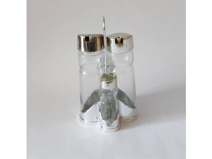 Korenička štvordielna s držiakom, sklenená