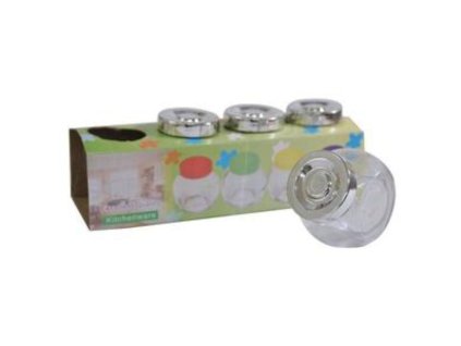 Sklenená sada koreničky 4 ks