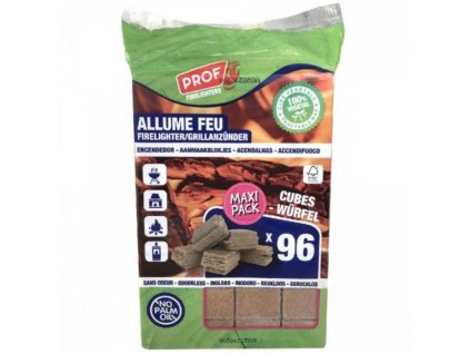 PROF podpalovač kocky 96 ks