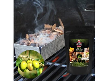 F&S Drevené chipsy na údenie Olive 200 g