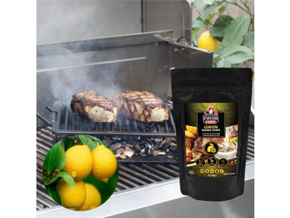 F&S Drevené chipsy na údenie Citrón 200 g