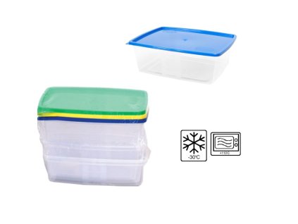 Dóza na potraviny plastová, malá - set