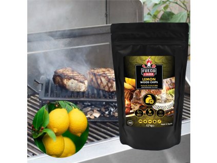 F&S Drevené chipsy na údenie Citrón 700 g