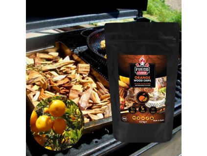 F&S Drevené chipsy na údenie Pomaranč 700 g