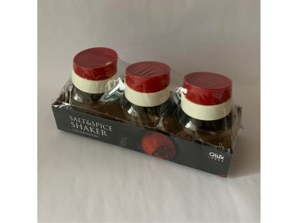 34120233 Sklenené nádoby na korenie 3x 370 ml