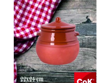 Keramický hrniec 3,5 lit 22x24 cm COK