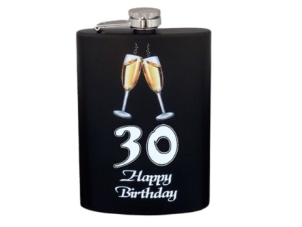 Ploskačka nerezová 30 Happy Birthday 240ml