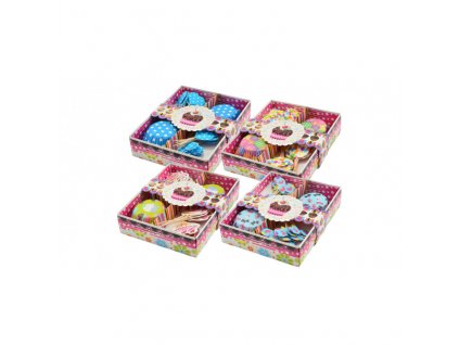 Sada košíčkov na muffiny 48 dielna PERFECT HOME