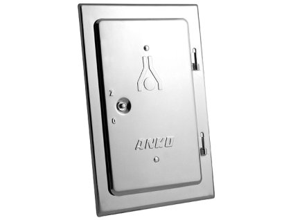 2210560 Dvierka kominové Anko 130x260 mm, biele StrendPro