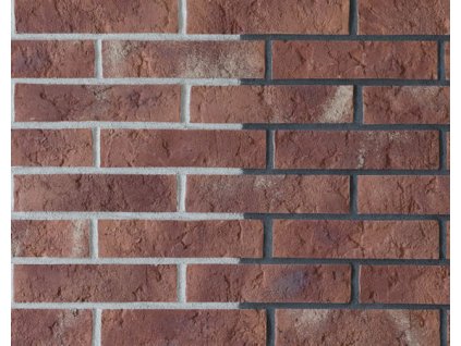 Rustic RED licový tehlový obklad