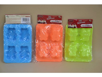 Silikónová forma na pečenie mini MEDVEDE 4 ks ACHI