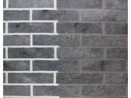 Rustic GREY licový tehlový obklad