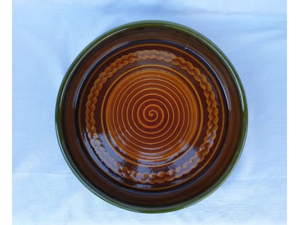 GERI Keramický pekáč okrúhly 31 cm, glazúrovaný