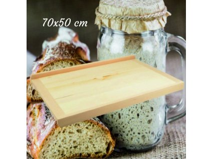 Doska na cesto drevená 70x50 cm PERFECT HOME