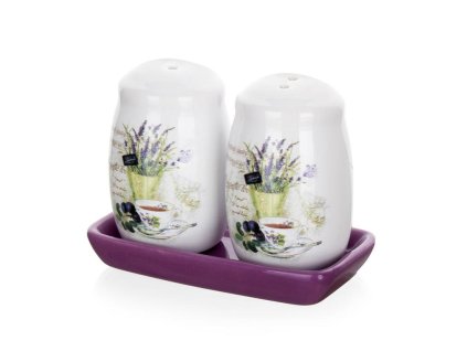Soľnička a korenička LAVENDER, BANQUET