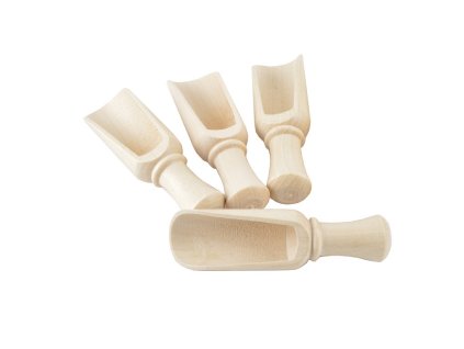 Drevená naberačka na korenie 5 ks PERFECT HOME