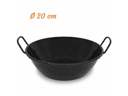 13366 Smaltovaná hlboká panvica Paella WOK 20 cm GARCIMA