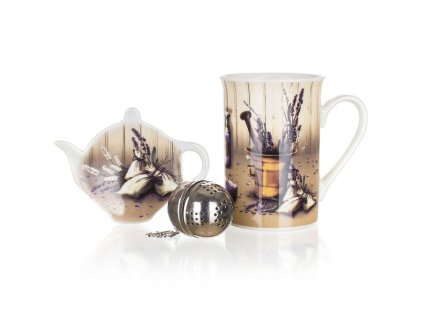 351215 Čajová sada Lavender 3 diely LAVENDER, BANQUET