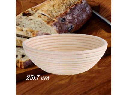 68871 Okrúhla ošatka na kysnutie cesta / na chlieb - 25-7 cm MOREX