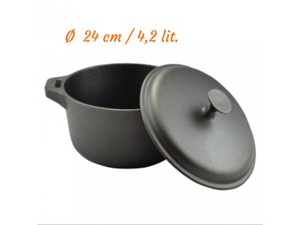 15523 Liatinový hrniec 24 cm 4,2 L PERFECT HOME