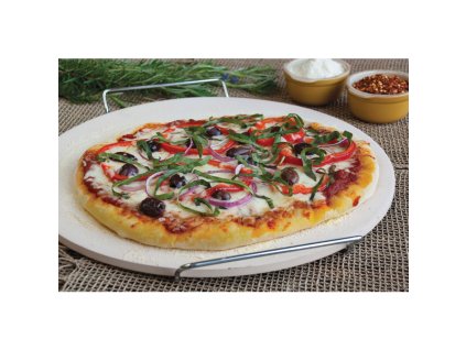 11448 Kameň na pizzu, kamenná platňa na pizzu 33cm PERFECT HOME