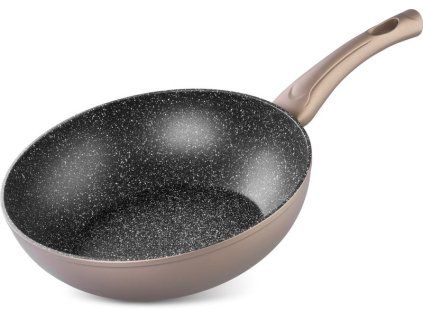 Panvica Wok MagicHome Coffee Brown Line 28 cm