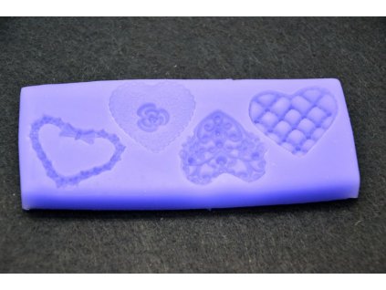 Silikónová forma – MEDOVNÍKOVÉ SRDCE ACHI