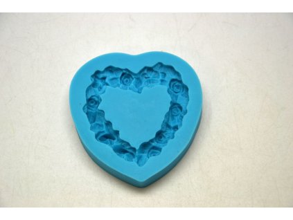 Silikónová forma RUŽOVÉ SRDCE ACHI