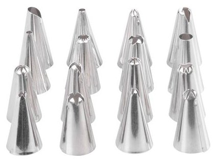 Špička MagicHome, zdobiaca, mix vzorov, 16 ks