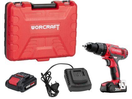 Skrutkovač Worcraft CD-20LiH, 20V, 2x Li-ion 2.0Ah, set