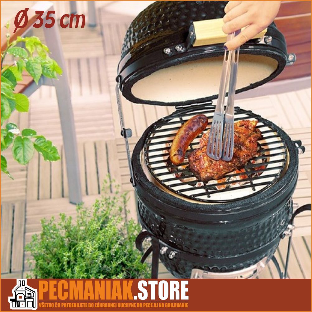 SLOVAKIA TREND Gril BBQ Kamado Egg 13", 35 cm čierny StrendPro