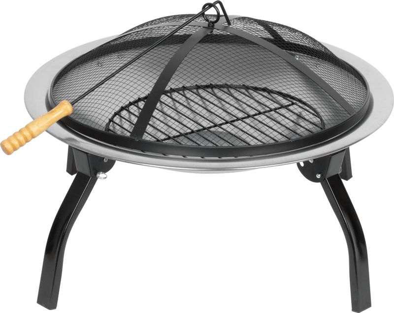 Strend Pro Ohnisko BBQ, kovové, okrúhle, 57x57x40 cm