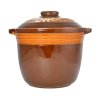 15709 Keramický hrniec 7,5 lit glazúrovaný s vekom POEM