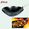 Železná panvica Wok 35 cm KAPIGA