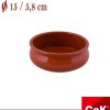 7225421 Keramická zapekacia misa okrúhla, oblá d: 15 x 5,8 cm hnedá COK