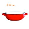 6753307 Smaltovaná selská miska červená 30 cm