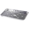 2212286 Magic Home Hliníkové grilovacie tácky 34x23x2.5 cm obdĺžniková, perforovaná 3 ks