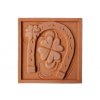 1235011 Terracotta reliéf Podkova 20 X 20 cm