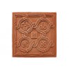 1235012 Terracotta reliéf Romanca 20 X 20 cm